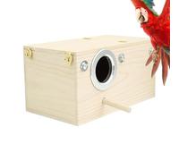 Nesting Boxes for Birds - Nesting Cave for Birds, Wooden Housing for Parrots and Budgies, Indoor and Outdoor Use, Easy to Clean with Safe Construction and Easy-Care Design