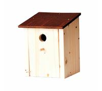Nesting Cave Flat Top " No. 50 Dimensions: 17x17x22cm Pine Incubator Bird House