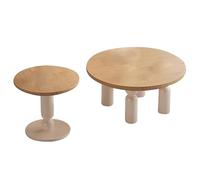 Nesting Coffee Table Set of 2, Modern Center Tables for Living Room or Office, Stylish Design for Home Decor and Versatile Use