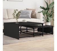 Nesting Coffee Tables 2 Pcs Engineered Wood And Metal