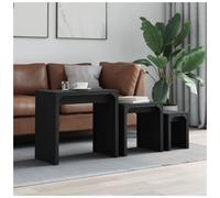 Nesting Coffee Tables Nestinge Table End Table 3 pcs Engineered Wood vidaXL