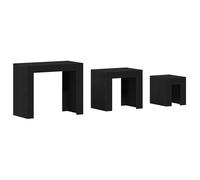 Nesting Coffee Tables Hall End Table Side Table Engineered Wood 3 pcs vidaXL