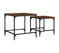 Nesting Coffee Tables Hallway Table Nesting Table 2 pcs Engineered Wood vidaXL