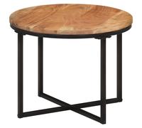 Nesting Coffee Tables Nesting Table 3 pcs Solid Wood Acacia and Iron vidaXL