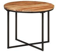Nesting Coffee Tables Nesting Table 3 pcs Solid Wood Acacia and Iron vidaXL