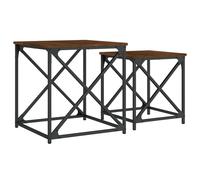 Nesting Coffee Tables Nesting Table Side Table 2 pcs Engineered Wood vidaXL