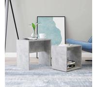 Nesting Coffee Tables Set of 2 Stacking Sofa Side Tables for Living Room Hallway