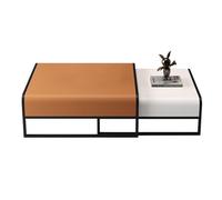 Nesting Coffee Tables, Stackable Design, Telescopic Combination, Strong Load Bearing, Ideal for Living Room or Office