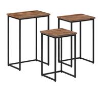 Nesting Coffee Tables Table End 3 pcs Solid Wood Teak vidaXL