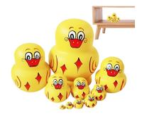 Nesting Dolls | Animal Pattern Educational Stacking Toys - Educational Russian Nesting Dolls Cultural Toy - for Boys Girls Cultural Art Collectors Educators Parents Living Room Bedroom Birthday Christ