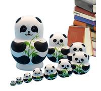 Nesting Dolls for Adults - Compact Size Hand Painted Nesting Russian Dolls | For Entryway, Children's Room, Playroom Decoration and as a Home Decor