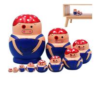 Nesting Dolls for Kids,Educational Animal Pattern Stacking Game - Traditional Russian Nesting Dolls - for Kids Educators Parents Living Room Bedroom Birthday Christmas