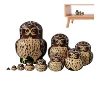 Nesting Dolls for Kids | Wooden Stacking Toy with Animal Patterns | Decorative Nesting Dolls Home Decor,for Kids Educators Parents Living Room Bedroom Birthday Christmas