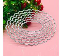 Nesting Lace Border Frame Metal Cutting Dies, Nested Framelits Die Cuts for Card Making DIY Scrapbooking Embossing Stencil Dies Template Molds Birthday Wedding Card Making