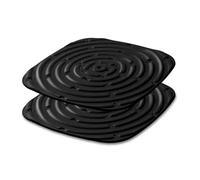 Nesting Liner Nest Box Chicken Mat 2 Pcs/4 Pcs Chicken Cooping Mat Washable Nesting Pads Durable Healthy Coops Bedding For Laying Eggs Prevents Cracked Egg(Black,2pcs)