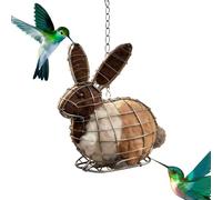 Nesting Material for Hummingbirds,Weatherproof And Fillable,Bird Nest Holder - For Sparrows Redbreasts Singers Outdoor Garden Patio Orchard Spring Winter Breeding Season