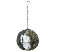 Nesting Material for Wild Birds Metal Refillable Handmade Round Nest Cage