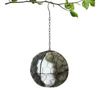 Nesting Material for Wild Birds Round Handmade Metal Refillable Nest Cage