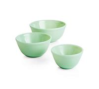 Nesting Mixing Bowl 3-Piece Set Mosser Glass American Made - Jade Glass by Rosso Glass