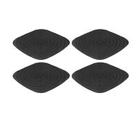 Nesting Pads for Chicken Coop 4pcs Chicken Nest Mat Washable Chicken Nesting Pads Nesting Box Pads for Laying Eggs(Black)