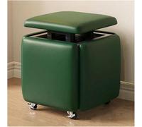 Nesting Stool with Wheels - Stackable Ottoman for Sofa, Makeup, and Dressing Use, Multi-functional & Space-Saving Design