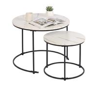Nesting table, coffee table, side table, bedside table - set of 2