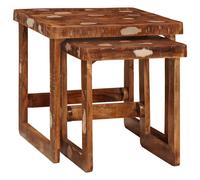 Nesting Tables 2 pcs Home Furniture Accent Living Room Modern Surface vidaXL