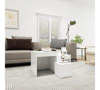 Nesting Tables 3pcs Smoked Oak Engineered Wood 45x45x45cm/35x35x35cm/24x24x24cm