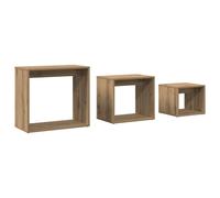 Nesting Tables Living Room Side Table End Table 3 pcs Engineered Wood vidaXL