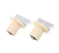 NESTINGHO 1 Pair Garage Door Track Roller Wheel with Bearing, Plastic Iron Guide Wheel Assembly for Enhanced Stability and Noise Elimination, Suitable for Southern Humid Climates