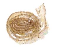 NESTINGHO 1 Roll of Multi-Function Wear-Resistant Gravel Rhinestone Ribbon Trim, 2.5cm Wide Cuttable Craft Trim for Clothes Supply, Eye-catching and Super Glittering Decoration Suitable