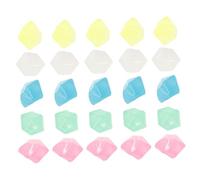 NESTINGHO 100pcs Luminous Stones Aquarium Decorative Fish Tank Landscaping Decor Resin Colored Glowing Pebbles with Easy Care Feature for Aquarium Decoration