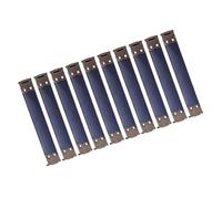 NESTINGHO 10pcs 9cm Navy Iron Handbag Hinges Spring Clips Metal Internal Flex Frames for Coin Purse Bag DIY Sewing Craft Accessories