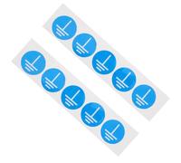 NESTINGHO 10pcs Electrical Earth Ground Label Stickers Self-Adhesive Grounding Symbol Decals with Clear Warning Icons for Outdoor Machinery Panels and Workplace Safety