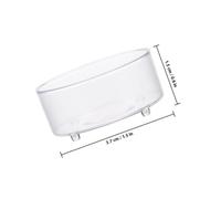 NESTINGHO 10pcs Reptile Food and Water Bowls with Suction Cups, Terrarium Feeding Dish Set for Lizards, Arachnids, Geckos, Corn Snakes - Household Decorative Reptile Feed and Water