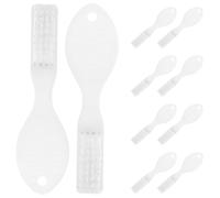 NESTINGHO 10pcs Small White Prison Toothbrushes for Inmates with Soft Nylon Bristles, Plastic Handles, Preventing Suicide and Easy to Clean, Suitable for Prisons and Rehabilitation Centers