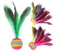 NESTINGHO 10pcs Wear-resistant Shuttlecocks for Badminton with Plastic and Plume Material, Impact Resistant Design for Outdoor Games and Indoor Play, Suitable for Young Adults and Improving