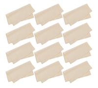 NESTINGHO 12pcs Cotton Dinner Napkins 40cm Soft and Washable with Elegant Design for Home Use and Restaurants, Natural Beige Table Napkins with Polished and Refined Look