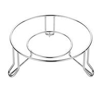 NESTINGHO 1pc Stainless Steel Steamer Pot Rack Base Stable Trivet for Kitchen Cooking Steam Pot Holder Suitable for Hot Pans and Saucepan Stand