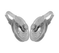 NESTINGHO 1set Galvanized Steel Garage Door Pulley Kit with Stationary Sheaves and U-Fork Rear Wheels Heavy Duty Industrial Pulley for Garage Door Repair and Maintenance