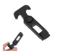 NESTINGHO 2 Pcs Rubber T Handle Latch for Toolboxes and Engineering Machinery Covers, Practical Vibration Absorption Cabinet Locks with Flexible Draw Latch Design, Black