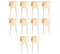 NESTINGHO 20pcs Bird Fruit Feeder Forks for Birds Lightweight Plastic Fruit Skewers Easy to Clean Installation