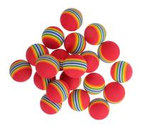 NESTINGHO 20pcs Eva Golf Training Balls Lightweight Stretchy Flexible Practice Balls for Indoor and Outdoor Use Suitable for Approach Shot Practice