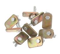 NESTINGHO 20pcs Labor-saving Jack Wrench Adapter Converter Metal Portable Flat Tire Lug Wrench for Car Repairs in The Garage and Travel