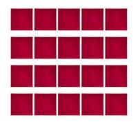 NESTINGHO 20Pcs Red Disposable Party Dinner Napkins, 2-Ply Beverage Cocktail Napkins for Weddings, Receptions, Birthday and Summer Beach Party Supplies