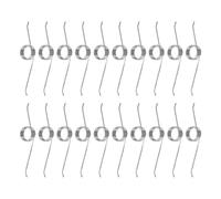 NESTINGHO 20pcs Trash Can Torsion Springs Replacement Set with 5 Coils, 0.6mm Wire Diameter, 7mm Outer Diameter, Iron-nickel Material for Home and Kitchen Lid Repair and Silent Operation