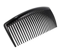 NESTINGHO 24 Pcs Plastic Hair Combs 27 Teeth Side Hair Combs Black for Straightening for Women Ladies