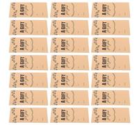 NESTINGHO 25pcs Kraft Paper Envelopes for Greeting Cards and Money, Blank Writable Rustic Envelopes for Wedding, New Year, and Stationery Use