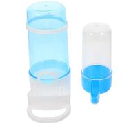 NESTINGHO 2Pcs Automatic Poultry Drinker and Food Container Set, Small 200Ml and Large 415Ml Water Feeder Bowls for Birds and Chickens, Farm Feeding Supplies for Poultry Care