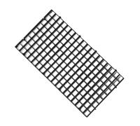 NESTINGHO 2pcs Black Fish Net Fry Segregation Board for Aquarium Made of Sturdy PC Material Designed to Separate Aggressive and Weak Fish for Tank Breeding and Protection